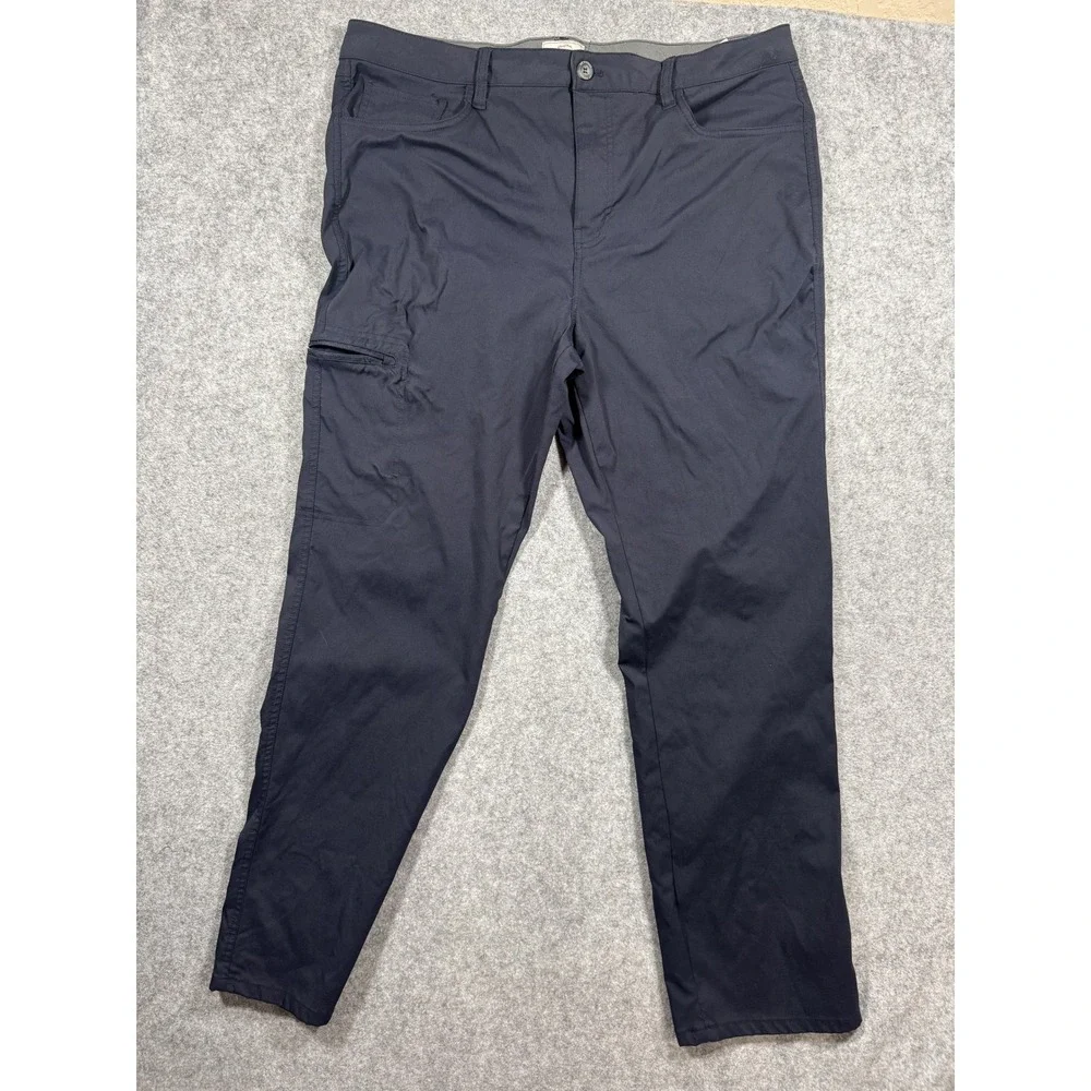 Weatherproof Vintage Regular Fit Utility Pants 38x30 Navy Blue Nylon Stretch